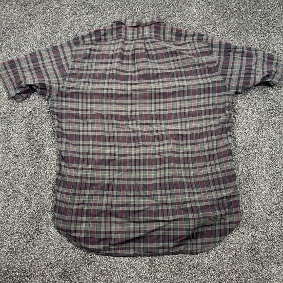 Ralph Lauren Blake Men's Large Red Plaid Short Sleeve Button Shirt‎ - Picture 2 of 6